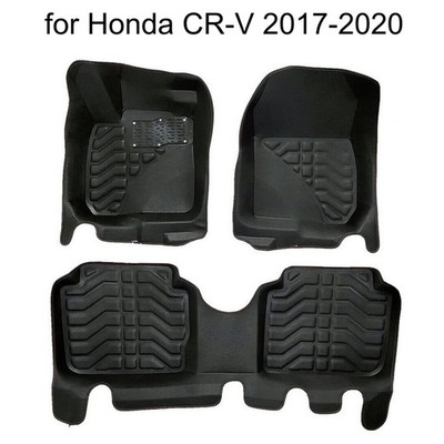 Custom Fit Car Front Rear Row Floor Mat For CR-V CRV 2017-2020 EasyClean Cover