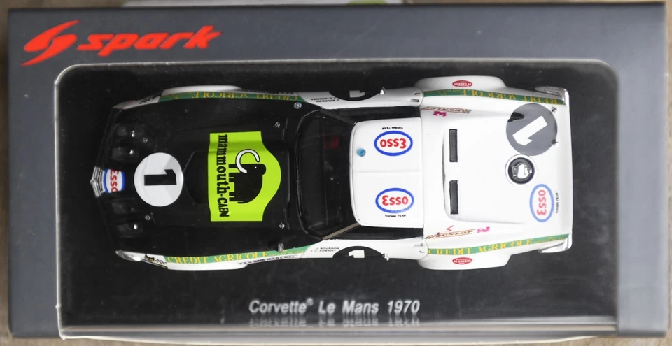 1/43 SPARK CHEVROLET CORVETTE LE MANS 1970/ no Minichamps ixo trofeu - Photo 2/3