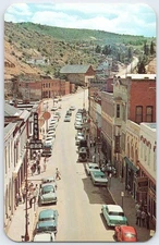Vintage Main Street Central City Colorado Postcard by Sanborn Souvenir