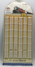 Model Power 6085 O Scale White Picket Fence Set
