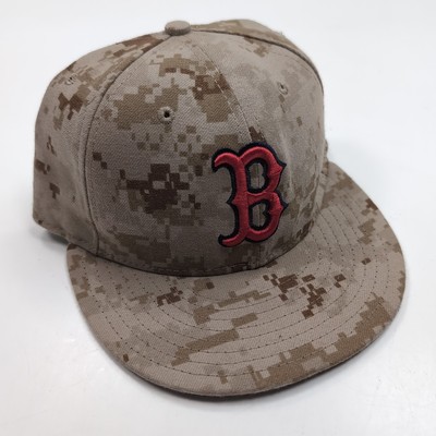 New Era BOSTON RED SOX On-Field Camo Fitted MLB 59Fifty Baseball