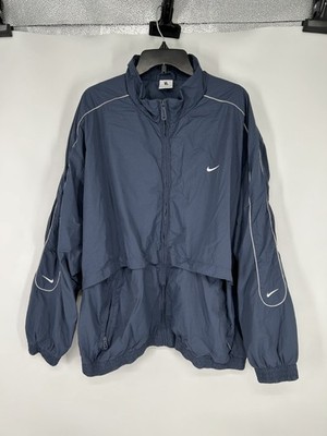 Nike Sportswear Solo Swoosh Woven Track Jacket Mens 3XL Windbreaker FB8622-437