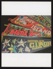 Postcard - New York Pennants Symbol Badge Patch 