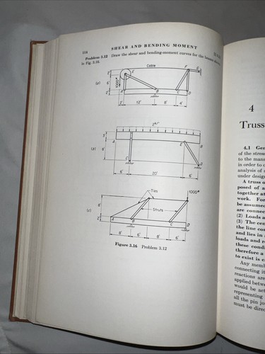 Mcgraw Hill Elementary Structural Analysis by Charles H. Norris 2nd Edition 1960 - Picture 15 of 22