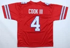 James Cook III Signed Custom Buffalo Bills Football Jersey #4 (Beckett COA)