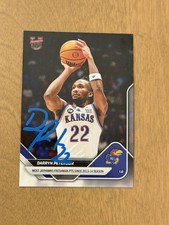 KANSAS JAYHAWKS Darryn Peterson SIGNED 2025-26 Topps Now Bowman U AUTO AUTOGRAPH