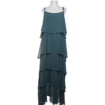 Zizzi, Kleid, Größe: XXL, Grün, Elasthan/Polyester/Viskose, Einfarbig #84Z