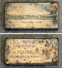 1968 Sunshine Mining Co TONED Kellogg Idaho Foster 3oz 999 FINE Silver Bar #2254