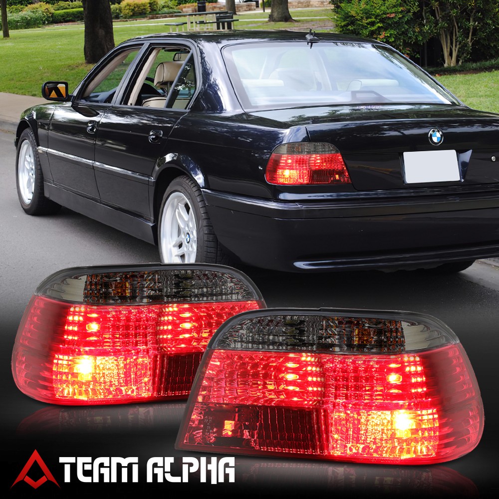 ヘッドライトバラスト Compatible With E38 1998 1999 2000 2001 Z8 E52 2000-200 Fit 1995-2001 BMW E38 740i 750iL Black LED Halo Bar Projector Headlights  Lamps