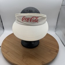 Coca Cola Vintage White Hat Visor Streetwear