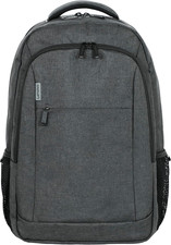 B325 Laptop Backpack, Grey, 17-Inch, Water-Resistant Travel Backpack with Extern