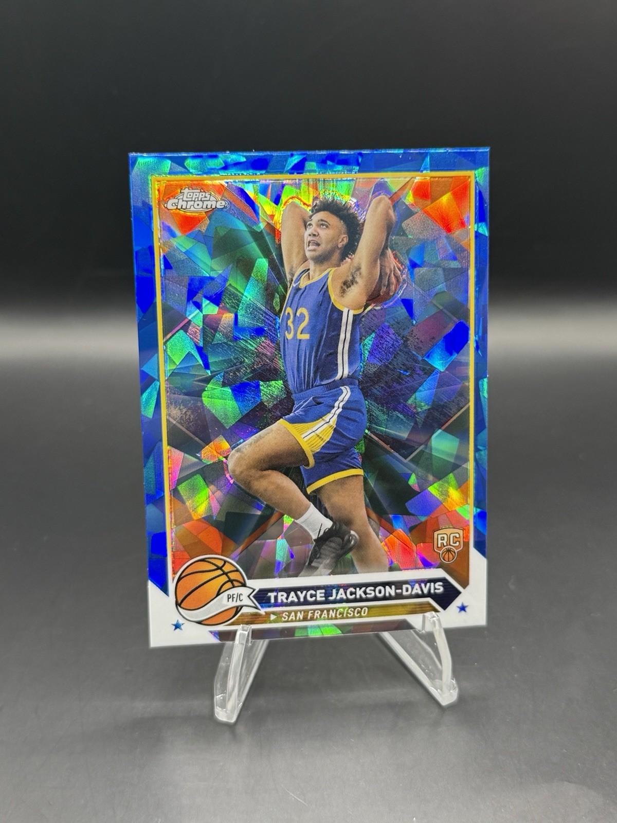 2023-24 Topps Chrome Sapphire #176 Trayce Jackson-Davis