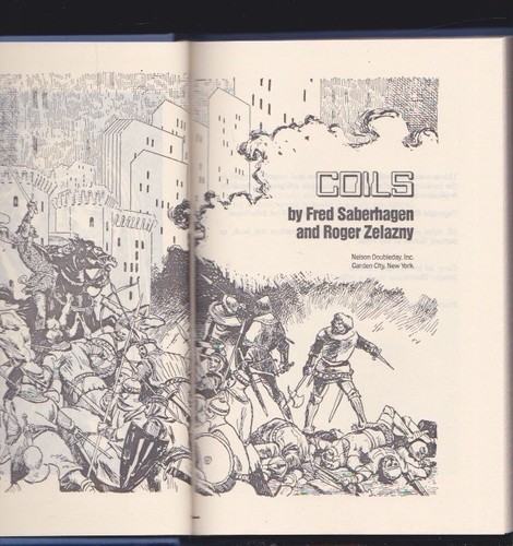COILS: A Novel by Fred Saberhagen & Roger Zelazny Hardcover 1982 LN - Picture 4 of 7