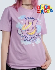 The Amazing Digital Circus Jax ' I CAN FIX HIM' T-Shirt -large- New with tags