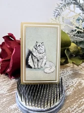 Vintage Playing Card, Kitty Cat Card, Midcentury Mcm, Kitten Swap Card