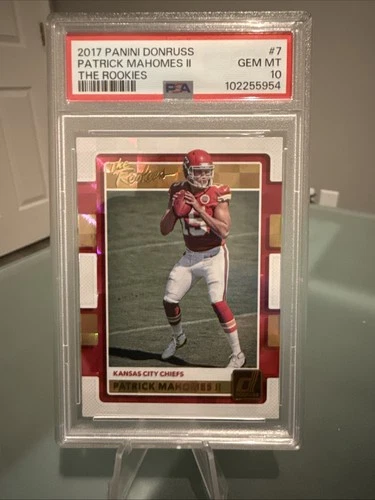 2017 Donruss Patrick Mahomes The Rookies Psa 10