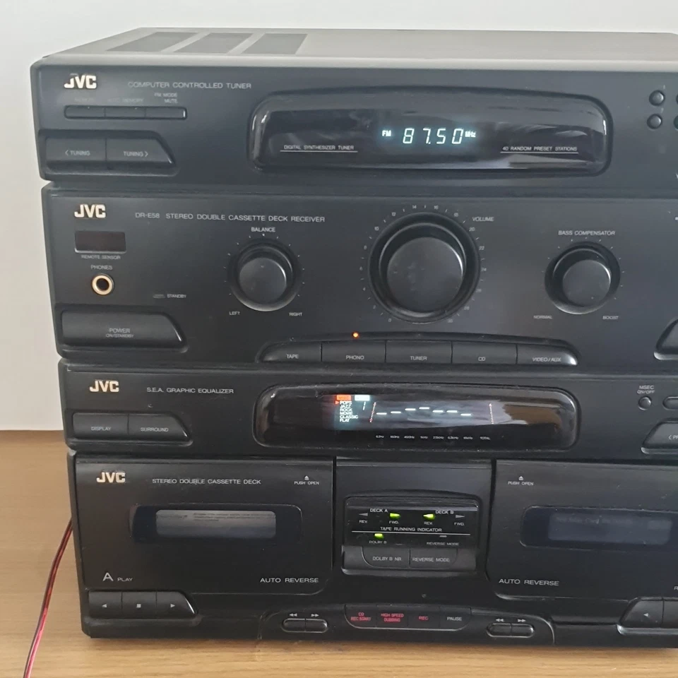 JVC DR E58 Vintage HiFi - Unit Only Works Read Description No Remote - Image 2 of 4