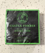 Castle Forbes Lime Essential Oil Shaving Cream - 6.8 oz - New And Sealed