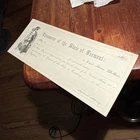 Civil War 💥 🇺🇸 💣 State Of Vermont Soldiers Pay Check