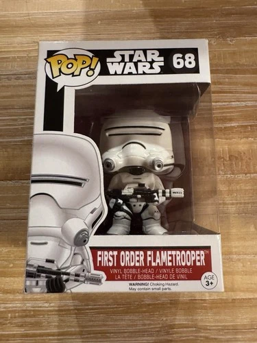 First Order Flametrooper Star Wars Funko Pop! 68 New in Box The Force Awakens