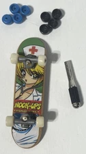 Vintage Tech Deck Mini Hook-ups Nurse Girl Anime + Wheels Rare Fingerboard