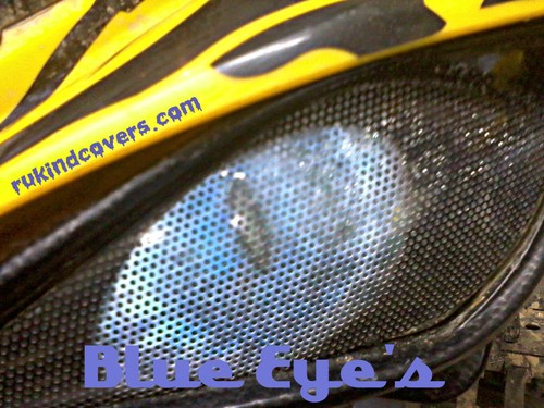 BLUE EYE HEAD LIGHT HEADLIGHT COVERS YFZ 450 RAPTOR 250 350 700 USA TRACKIN - Bild 4 von 10