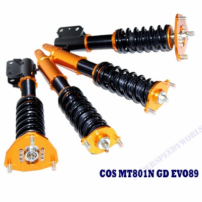 Gold Suspension Coilover Lowering Kits for 2003-2007 Mitsubishi Lancer EVO 8 9 