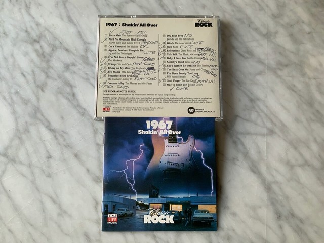 Time Life Classic Rock 1967 Shakin' All Over CD Etta James The