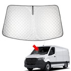 Car Foldable Windshield Sun Shade Visor Custom For Mercedes Benz Sprinter 07-25