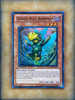 Yugioh Genex Ally Birdman HA04-EN037 Super Rare 1st Ed NM | eBay Yugioh Genex Ally Birdman HA04-EN037 Super Rare 1st Ed NM | eBay