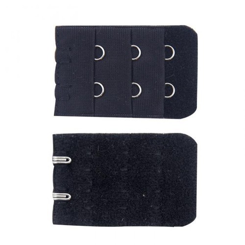 3 x BH Extender Verlängerung 2 Haken Design Farbe schwarz weiß nude/beige - Bild 6 von 10