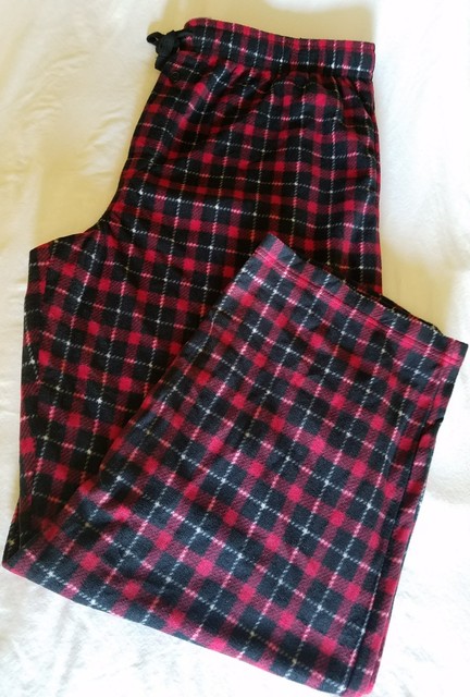 Mens FLEECE PAJAMA LOUNGE PANTS Pockets size XL 40-42 | eBay