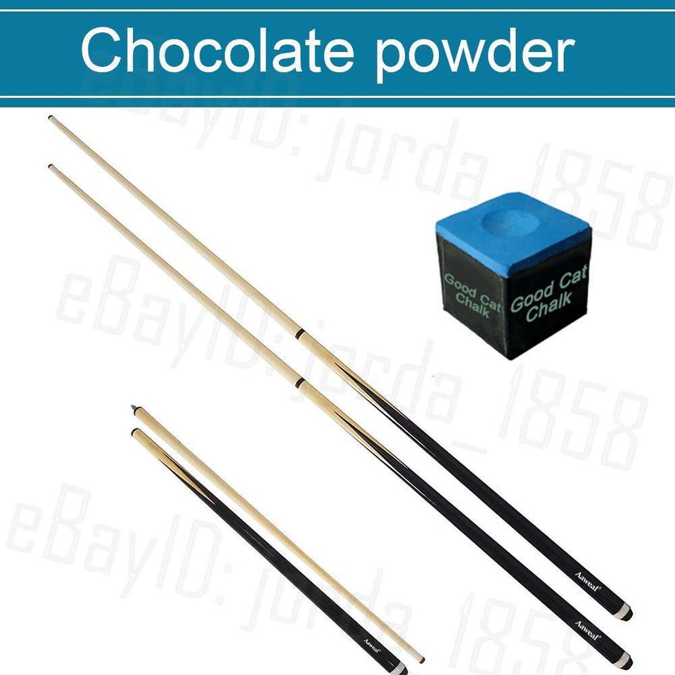 Pool Cue Stick 58" Billiard Shaft 2Piece Wooden Pool Cue Stick Snooker