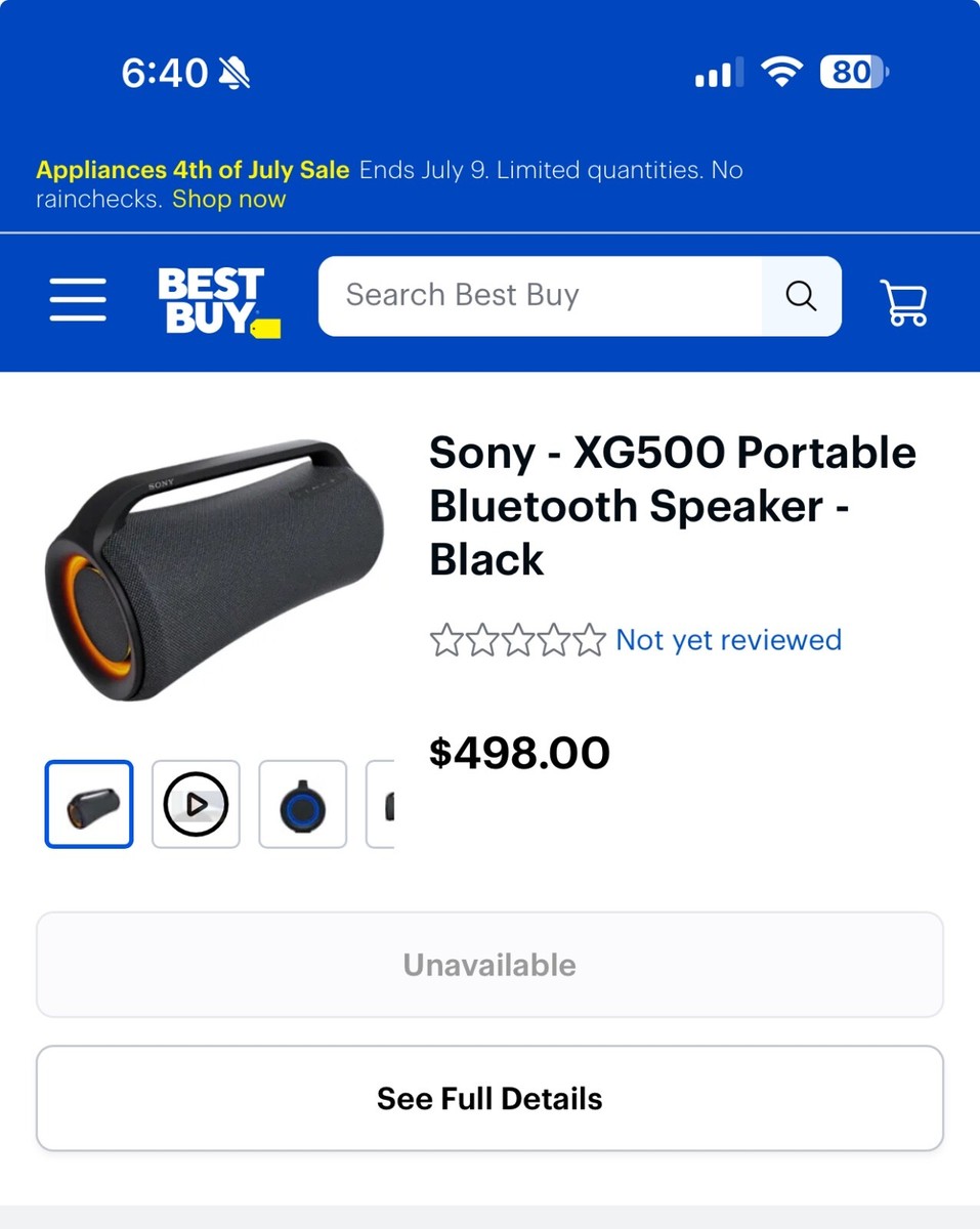 Sony SRS-XG500 Portable Speaker for sale online | eBay