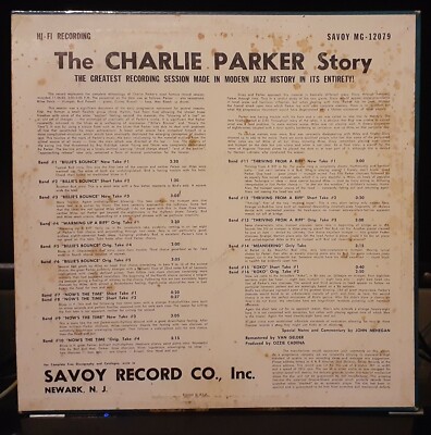 チャーリーページ Charlie Parker – The Charlie Parker Story – Vinyl (Red Deep