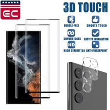 For Samsung Galaxy S23 S23 Ultra HD Tempered Glass Screen/Camera Lens Protector