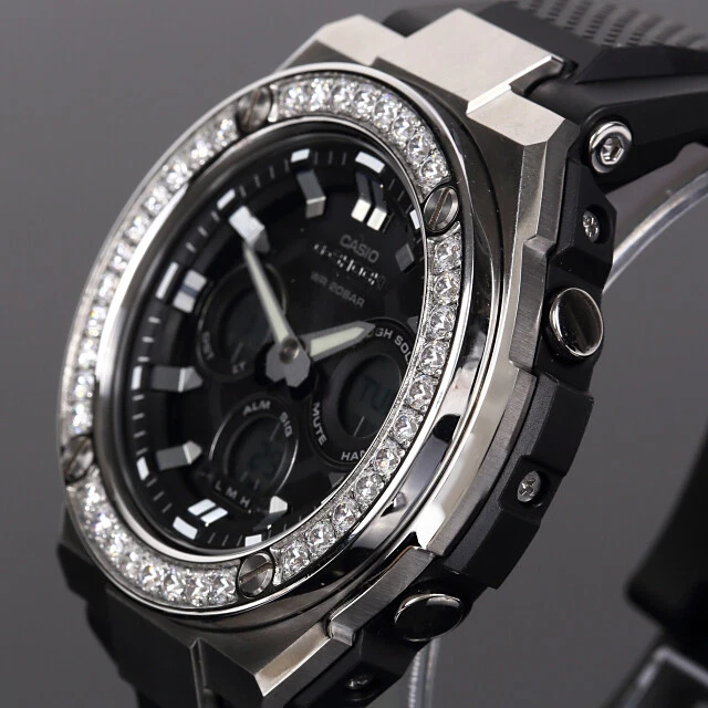 G SHOCK Custom GST s310 Large CZ cubic zirconia Custom bezel