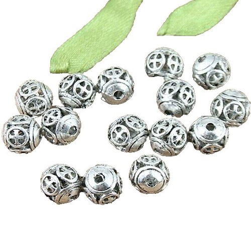 Brushed Gold Plated Wavy Disc Bead Spacers Selling Per - Foto 3