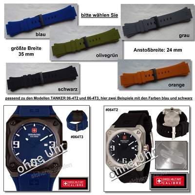 swiss military calibre Ersatz-Armband 24/36mm nur f. Modell TANKER 06-4T2/06-4T3
