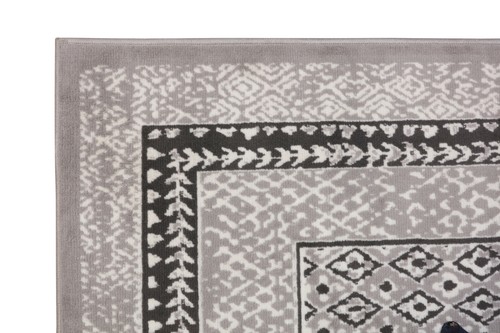 Bordered Transitional - 3'6"x5'6", Geometric Pattern Area Rug - 510 - Picture 10 of 31