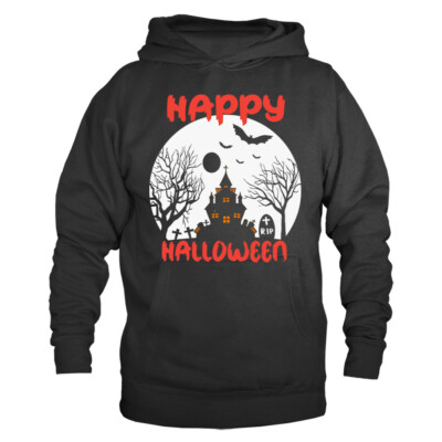 Halloween Costume Spooky Witches Pumpkin Ghost Graphic Hoodie
