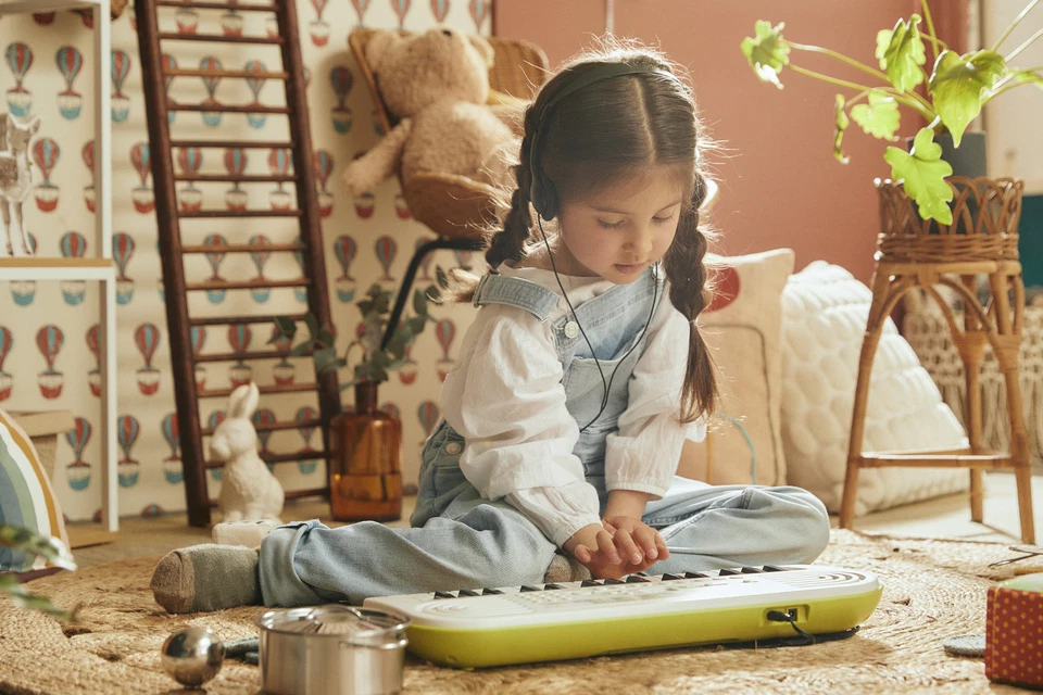 Casio SA-50 Mini Kinder Keyboard E-Piano Synthesizer 32 Tasten 100 Klangfarben - Bild 2 von 4