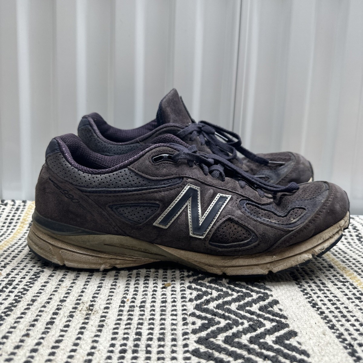 New Balance 900v4 Elderberry Purple Suede Running Shoes M990EP4