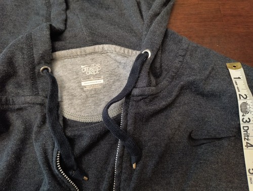 Nike Women Black Zip Up Hoodie Jacket Size Large - Picture 2 of 10