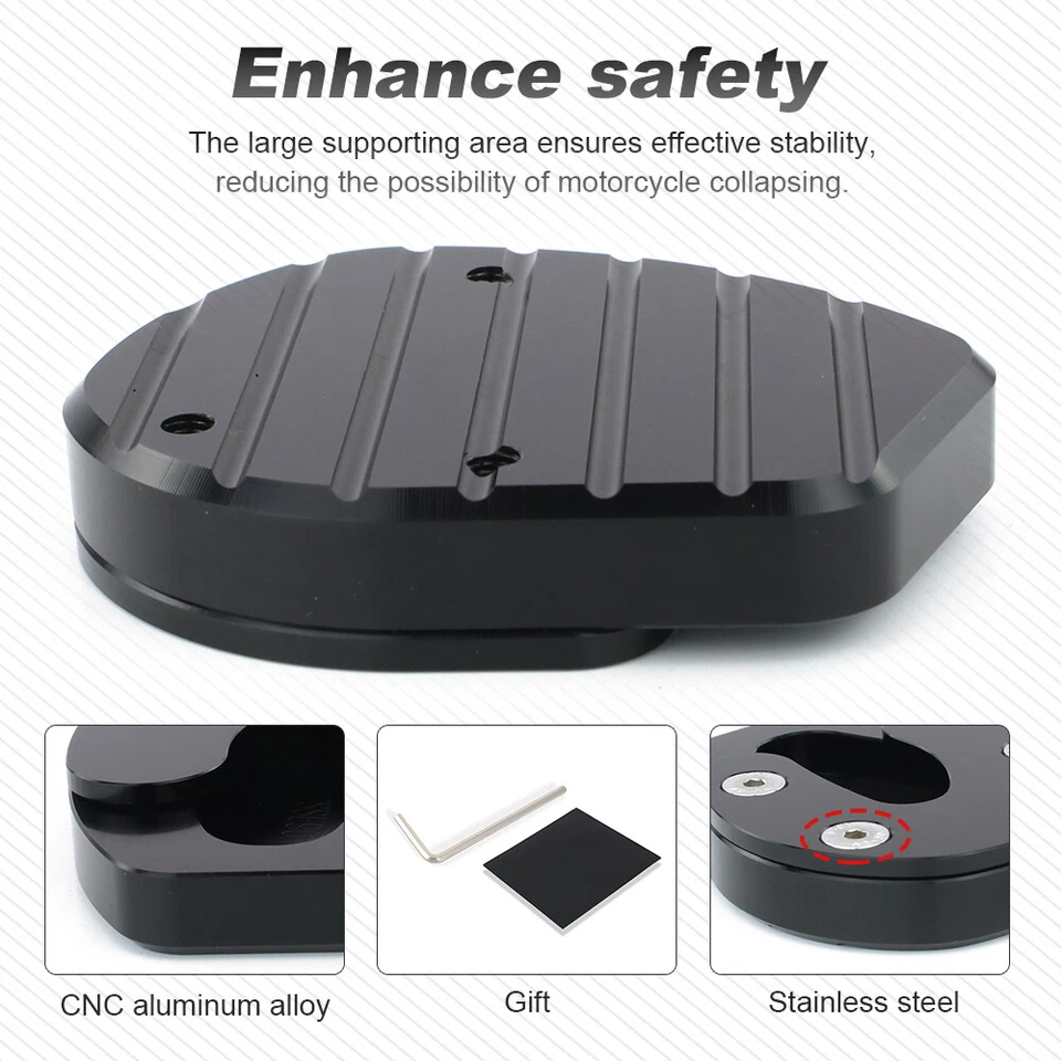 Almohadilla de paté para ampliador de zapatos de pie apta para Kawasaki Ninja ZX-14 2008-2011 Foto 2 de 4