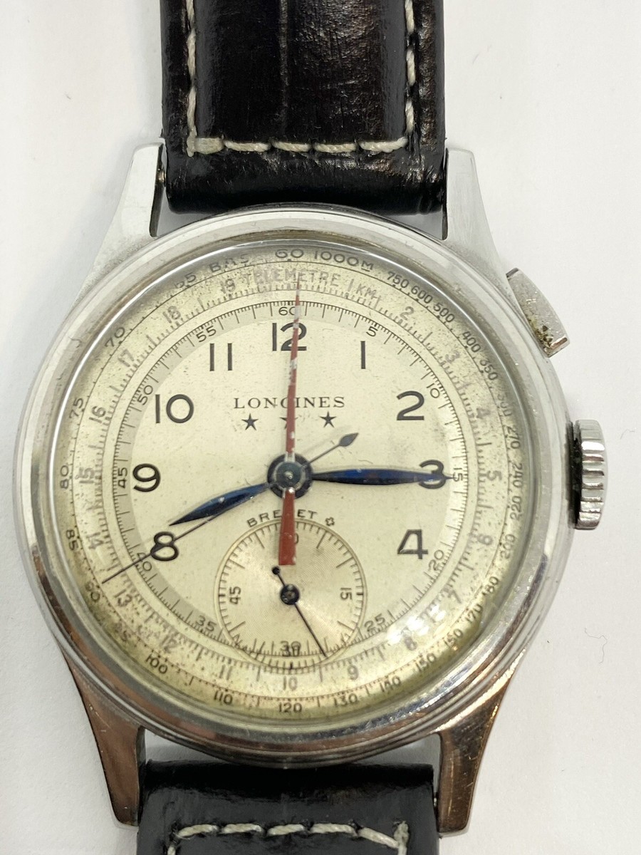 Longines Chronostop RARE 5679 Single-button Flyback 1950s | eBay