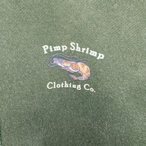 Pimp Shrimp Forrest Green Hoodie Sz. L - Picture 5 of 9