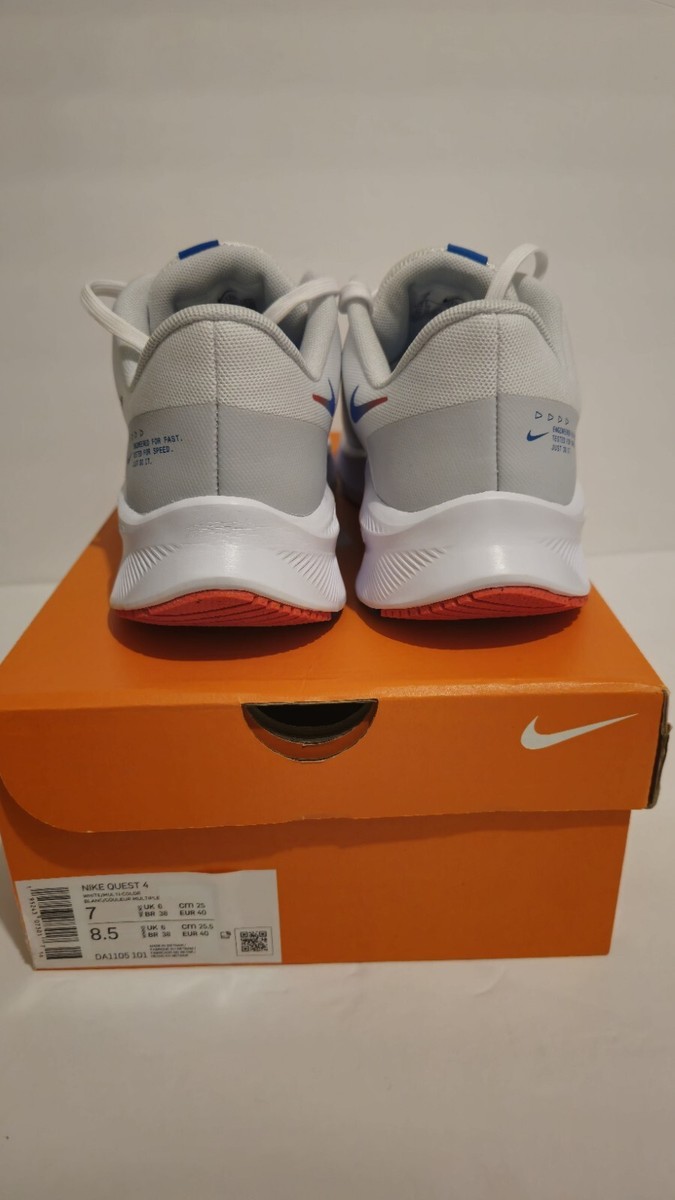 NIKE QUEST 4 'WHITE PURE PLATINUM DA1105-101 | eBay