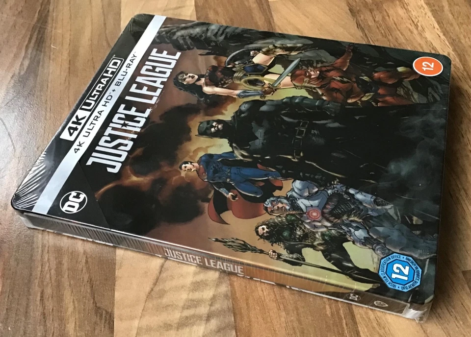 JUSTICE LEAGUE - 4K ULTRA HD & BLU-RAY STEELBOOK LIMITED EDITION NEW & SEALED - Image 4 of 4