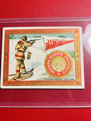 1910s T51 Murad Cigarettes- Western Reserve - College Series - New To Market